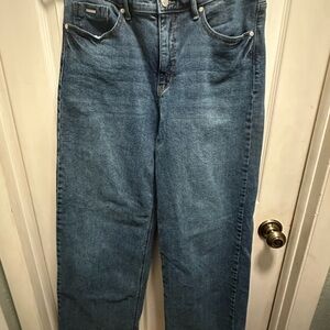 Nine West Dark Blue Jeans Wide Leg 8